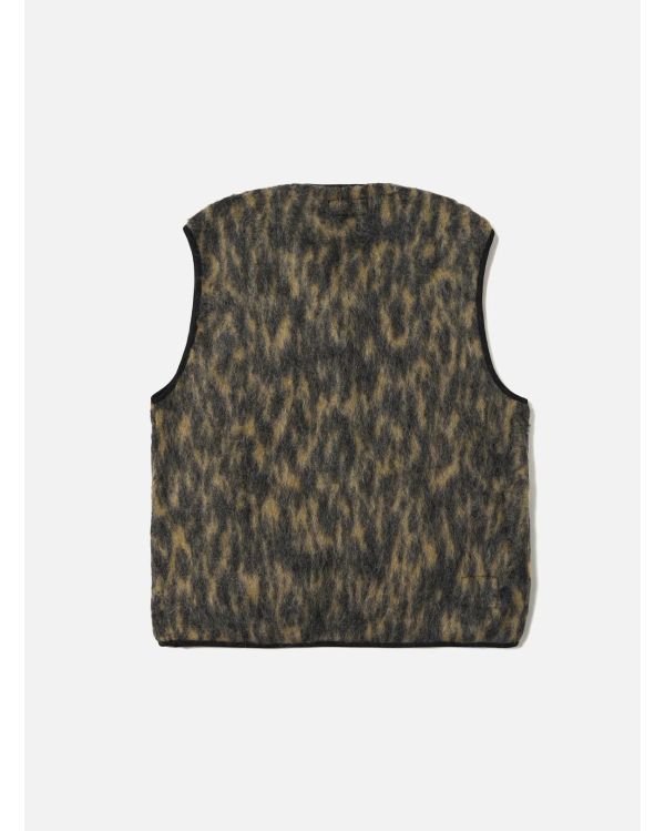 CHARCOAL DOLCE FLEECE ZIP GILET