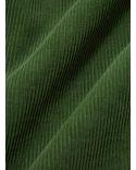 PANTALON DE SURVÊTEMENT PLISSÉ VELOURS CÔTELÉ VERT