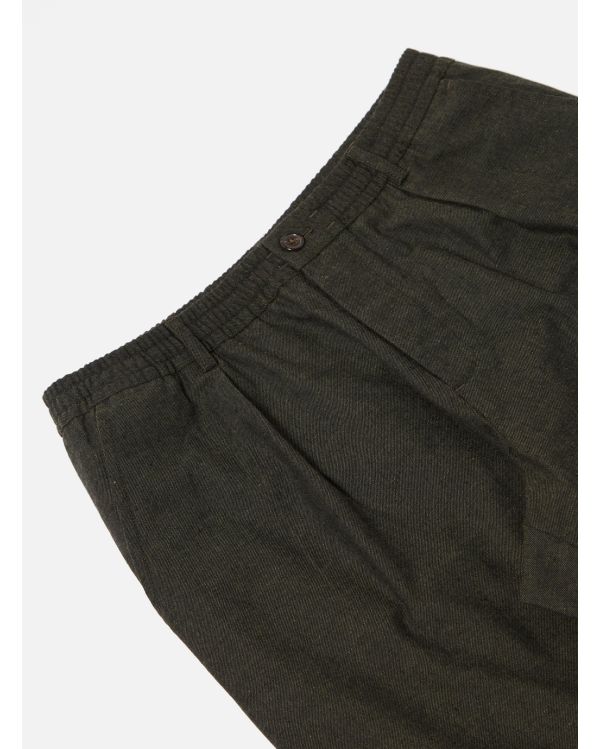 OLIVE LUCCA SUITING PLEATED TRACK PANT