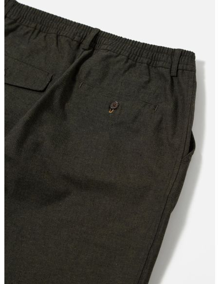 OLIVE LUCCA SUITING PLEATED TRACK PANT