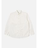 WHITE POPLIN PATCHED LAZY DAY SHIRT