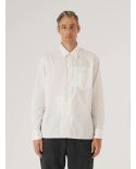 CHEMISE POPELINE PATCHS BLANC