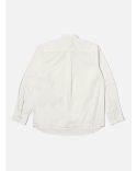 WHITE POPLIN PATCHED LAZY DAY SHIRT