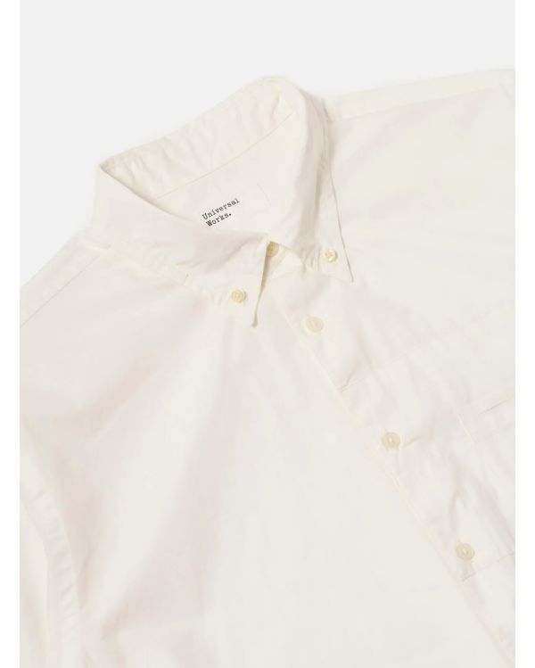 CHEMISE POPELINE PATCHS BLANC