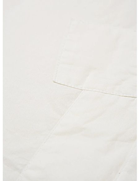 CHEMISE POPELINE PATCHS BLANC