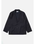 VESTE DE COSTUME À DEUX BOUTONS BLEU MARINE