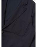 VESTE DE COSTUME À DEUX BOUTONS BLEU MARINE