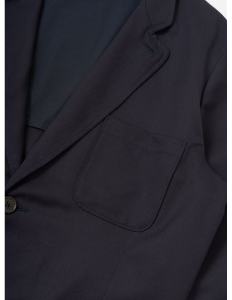 VESTE DE COSTUME À DEUX BOUTONS BLEU MARINE