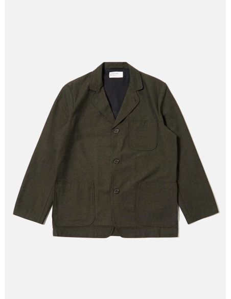 VESTE DE COSTUME TROIS BOUTONS LUCCA OLIVE