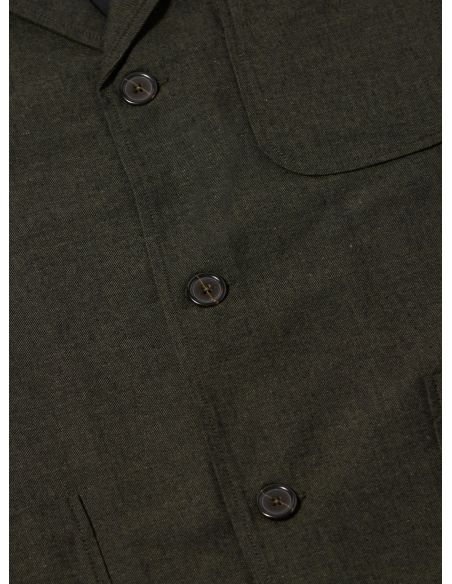 VESTE DE COSTUME TROIS BOUTONS LUCCA OLIVE