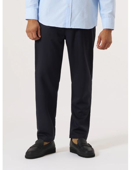 PANTALON DE COSTUME MILITAIRE CHINO BLEU MARINE