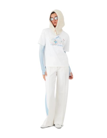 SKI PRINTED TSHIRT WHITE