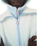 VESTE EN MAILLE FLUFFY DÉGRADÉE