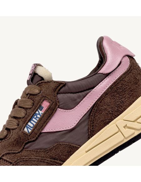 SNEAKERS REELWIND FEMME DAIM ET CUIR PLUGH ZEPHYR