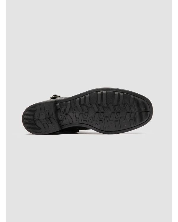 BOTTINES CHRONICLE 068 EN CUIR NOIR