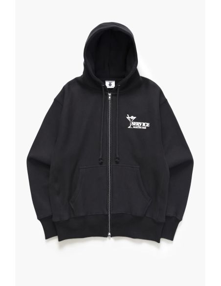 SWEAT À CAPUCHE MARTINI ZIPPER NOIR