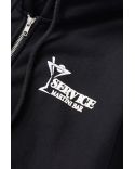 SWEAT À CAPUCHE MARTINI ZIPPER NOIR