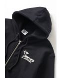 SWEAT À CAPUCHE MARTINI ZIPPER NOIR