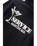 SWEAT À CAPUCHE MARTINI ZIPPER NOIR