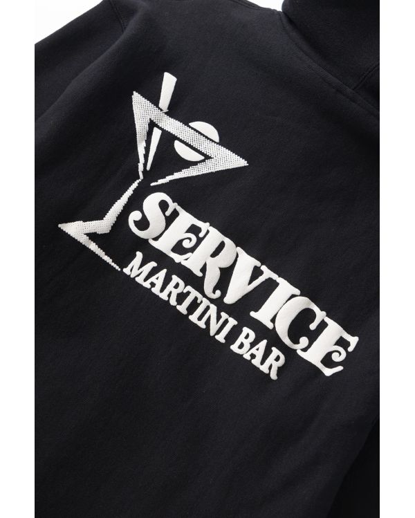 SWEAT À CAPUCHE MARTINI ZIPPER NOIR