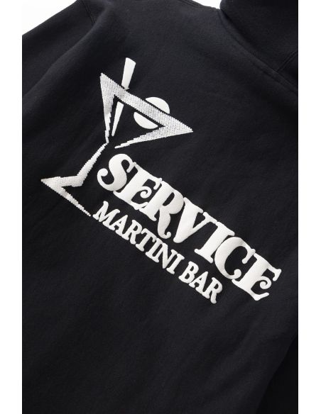 SWEAT À CAPUCHE MARTINI ZIPPER NOIR