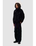 PANTALON CARGO VELOURS CÔTELÉ BLEU MARINE