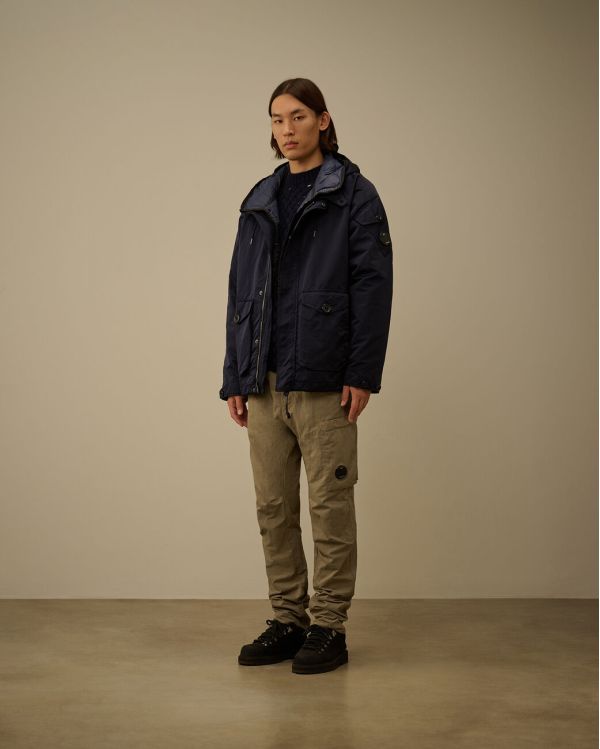 MICRO KEI TOTAL ECLIPSE BLUE HOODED JACKET