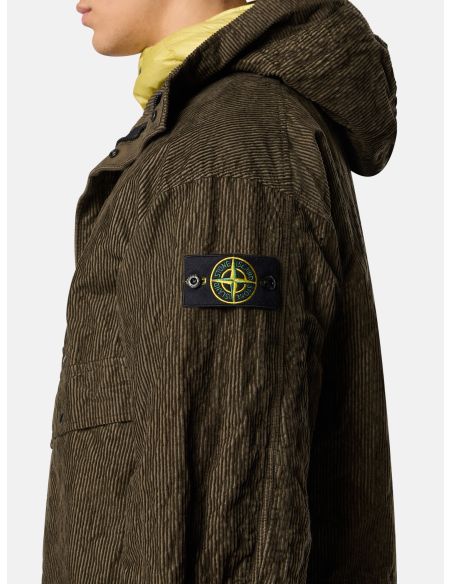 WATER-REPELLENT PARKA 7100009 DOWN LINING MILITARY GREEN