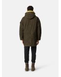 WATER-REPELLENT PARKA 7100009 DOWN LINING MILITARY GREEN