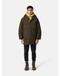 WATER-REPELLENT PARKA 7100009 DOWN LINING MILITARY GREEN