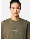 TSHIRT 2100021 COMBED ORGANIC COTTON JERSEY VERT MILITAIRE