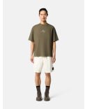 TSHIRT 2100021 COMBED ORGANIC COTTON JERSEY MILITARY GREEN
