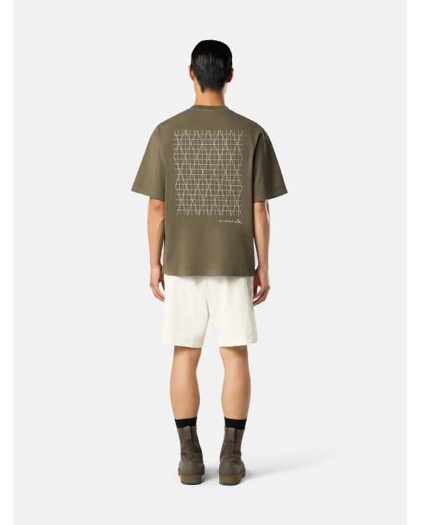 TSHIRT 2100021 COMBED ORGANIC COTTON JERSEY VERT MILITAIRE 2