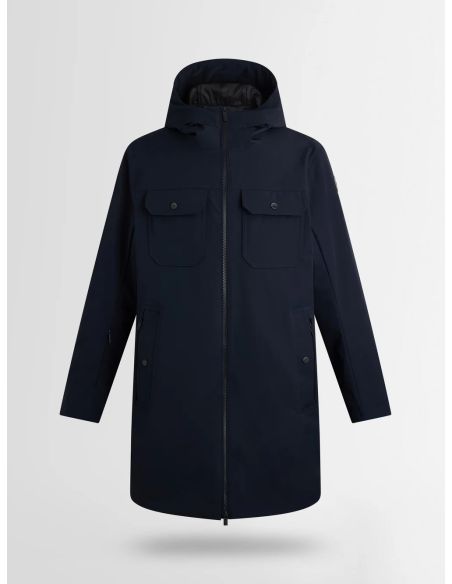 MANTEAU ORNO BLEU FONCÉ