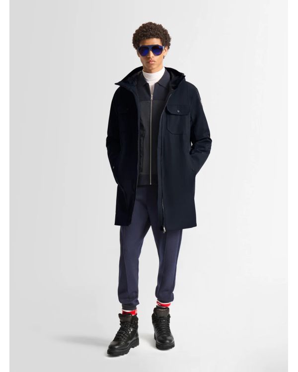 MANTEAU ORNO BLEU FONCÉ 2
