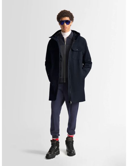 MANTEAU ORNO BLEU FONCÉ