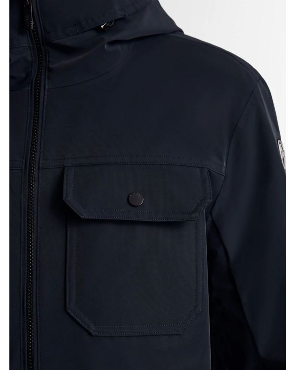 MANTEAU ORNO BLEU FONCÉ