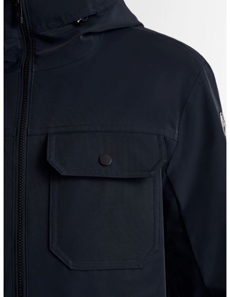 MANTEAU ORNO BLEU FONCÉ