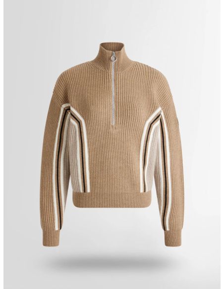 PULL MIRALA FEMME MARRON CLAIR