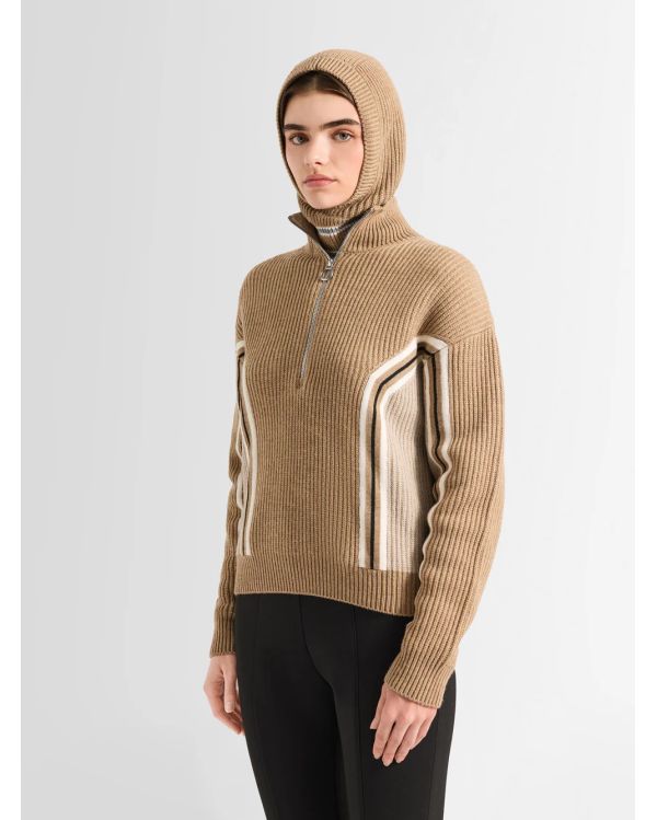 PULL MIRALA FEMME MARRON CLAIR 2