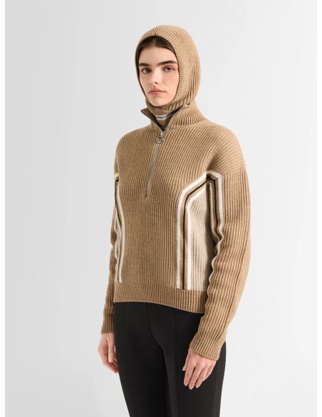 MIRALA SWEATER WOMEN LIGHT BROWN