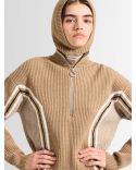 PULL MIRALA FEMME MARRON CLAIR