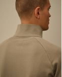 SWEATSHIRT DEMI-ZIP EN POLAIRE