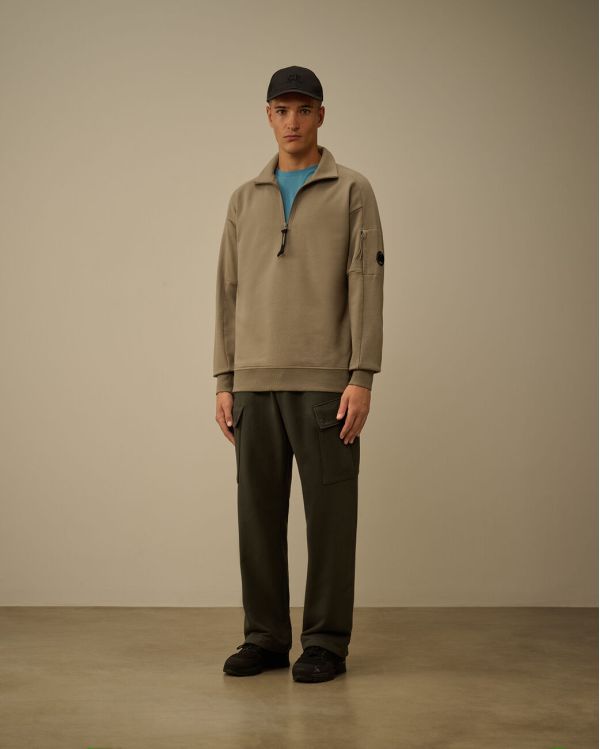 SWEATSHIRT DEMI-ZIP EN POLAIRE