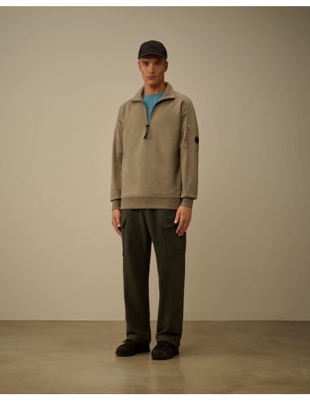 SWEATSHIRT DEMI-ZIP EN POLAIRE