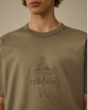 TSHIRT AVEC LOGO FALLEN ROCK GRIS