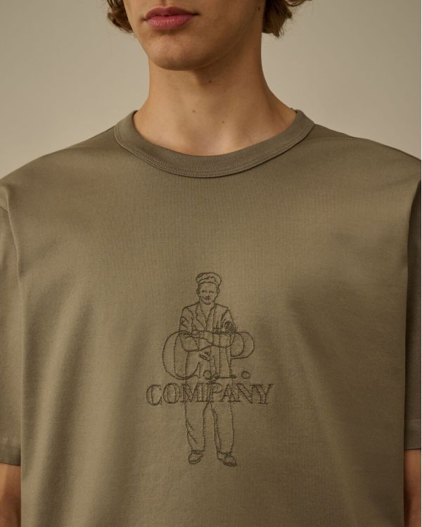 TSHIRT AVEC LOGO FALLEN ROCK GRIS