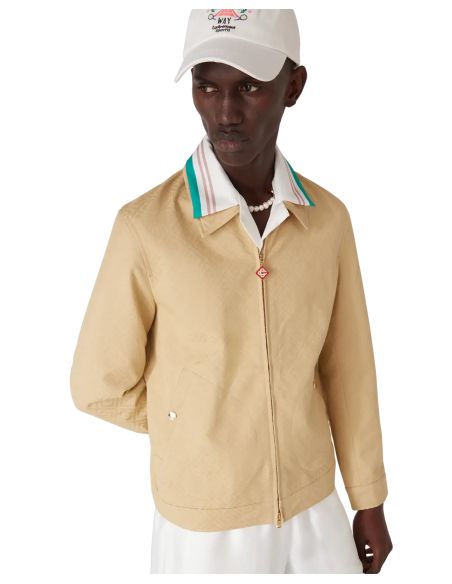 MONOGRAM JACQUARD JACKET ECRU