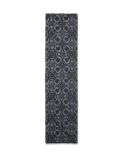 ÉCHARPE EN MOHAIR MONOGRAMME DUVETEUX GRIS