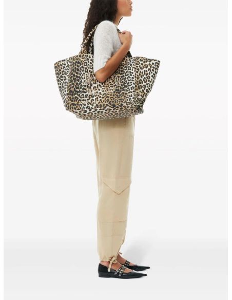 SAC CABAS XXL LEOPARD